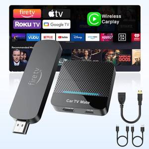 lot 4041 image: 2 in 1 Car TV Mate Pro & Wireless CarPlay Adapter for Fire TV Stick ConverterGame ConsolesSet-Top BoxScreen Throwers, CarPlay HDMI Multimedia Adapter for Cars with Factory Wired Car Play from 2016