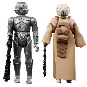 lot 4046 image: STAR WARS Retro Collection 4-LOM & Zuckuss, 2-Pack, The Empire Strikes Back 3.75-Inch Collectible Action Figures, Ages 4 and Up (Amazon Exclusive)