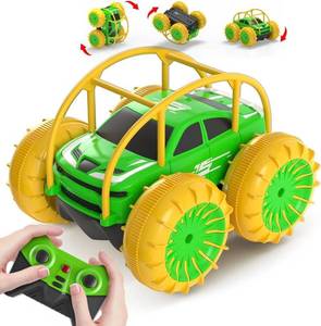 lot 4083 image: MaxTronic Amphibious Remote Control Car,Rechargeable RC Cars Toy 360° Flips Rotation Stunt Crawler 15KMH 4WD All Terrain Outdoor Indoor Toy for Kids Boys Girls 3-12