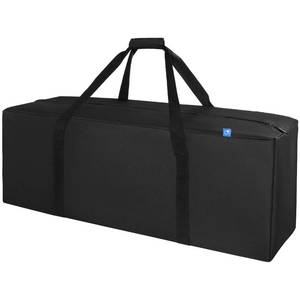 lot 4089 image: COOLBEBE 36-Inch Large Travel Duffle Bag, 100L Heavy Duty Luggage for Sports Equipment, Camping & Moving, Water Resistant, Black