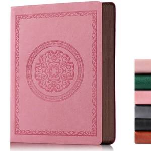 lot 4108 image: Fetinar 300 Pages Leather Dotted Journal Notebook,Softcover Leather Dotted Journal Notebook for Women Men,300 Pages Notebook for Travel,Business,Work,Office,School Note Taking,5.7 X 8.3,pink