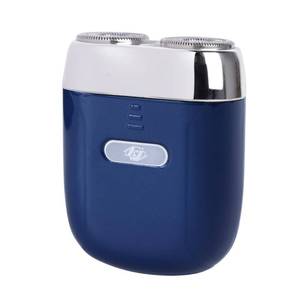lot 4111 image: Mini Electric Shaver - USB C Fast Charge Portable Small Shavers for Men, Dual Head Pocket Shaver Washable Travel Electric Razor, Powerful Wet and Dry Mini Razor, Easy One Button Use