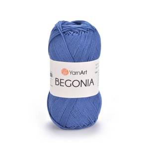 lot 4148 image: Yarnart Begonia Yarn - 100% Cotton, Soft Premium Cotton, for Knitting, Crochet & Amigurumi, Pastel & Shiny Colors, Baby Yarn, 1.76 Oz (50g)  185 Yrds (169m) (0154)