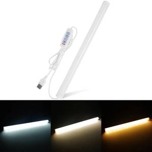 lot 4156 image: GZ5CG 12 Inch LED Light Bar USB Powered 3 Colors White, Warm White, Yellow, with Switch, Magnetic Dimmable Frosted Cover, for Under Monitor Desk Cabinet, 3D Printer, Over Sink