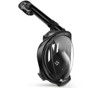 lot 4171 image: Greatever G2 Full Face Snorkel Mask with Latest Dry Top System,Foldable 180 Degree Panoramic View Snorkeling Mask with Camera Mount,Safe Breathing,Anti-Leak&Anti-Fog