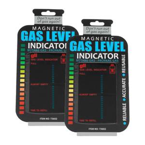 lot 4487 image: YUEWEESER 2PCS Magnetic Gas Level Indicator, Reusable Propane Tank Gauge Fuel Level Indicators Propane Tank Gauge for Home Kitchens, Outdoor Barbecues, Camping