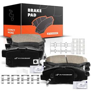 lot 5408 image: A-Premium Front and Rear Ceramic Disc Brake Pads Set Compatible with Select Honda and Acura Models - Accord 2003-2007, Civic 2012-2015, ILX 2013-2015, with Hardware, 8 Pcs