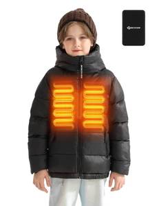 lot 6377 image: ANTARCTICA GEAR Kids Heated Jacket with 12V5A 10000 mAh Battery Pack, 1 Heated Areas Winter Coat for Boys & Girls size M8