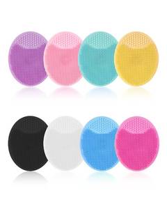 lot 6417 image: Face Scrubber, 8 PCS Silicone Face Scrubber Exfoliator for Women, Face Cleansing Brush Blackhead Acne Pore Pad for Deep Cleaning Skin Care