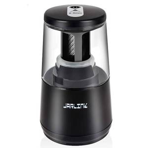 lot 6448 image: JARLINK Electric Pencil Sharpener, Heavy-Duty Helical Blade to Fast Sharpen, Auto Stop for No.2Colored Pencils(6-8mm), AC AdapterBattery Operated in School ClassroomOfficeHome (Black)