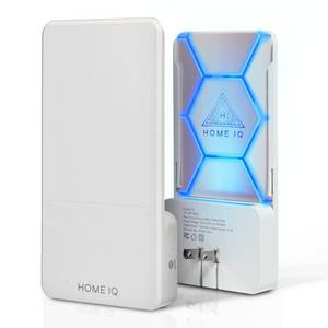 lot 6460 image: HOME IQ - Indoor UV Flying Insect Trap and Night Light. LED Powered Pest Control Device for Flies, Moths, Gnats, Fruit Flies and Mosquitos. Best Mess-Free Trap for Home (Device  5 Traps)