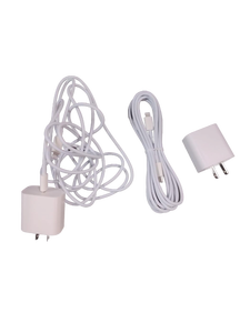 lot 6463 image: Apple iPhone USB Power Adapter and Lightning Cable Set