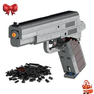 lot 6466 image: youeefy 11 M1911 Pistol Building Blocks Set, 300 Pieces, Building Blocks Model Gun Toy for Adults & Kids 14, Unique Collectible Gift for Christmas, Birthday, Military Fans (M1911) opened bulk bricks only