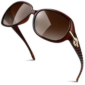 lot 6468 image: Sunier Sunglasses Womens Polarized Trendy Oversized Sun Glasses Fashion Ladies Shades 100% UV400 Protection S85