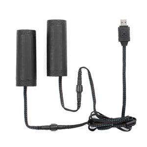 lot 6476 image: KEMIMOTO ATV Heated Grips, USB 6-Level Adjustable Handlebar Heater, IP67 Waterproof Motorcycle Heated Grip Pads for 22mm MotorcycleATV Handlebars