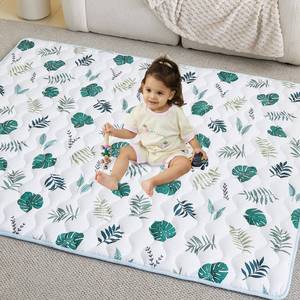 lot 7413 image: Baby Play Mat, Extra Large&Thick Baby Mat for Floor, Foldable Padded Floor Mat for Baby