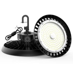 lot 7438 image: High Bay Lights LED UFO Light 240W LED Shop Lights 6000K IP65 Commercial Bay Lighting Fixture 43200 LM Super Bright, 5ft Cable Plug & Play for Warehouse Factory Garage Workshop Barn 1 Pack