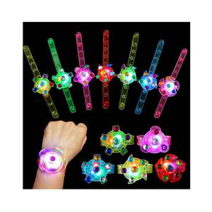 lot 8000 image: 12 Pack LED Light Up Fidget Spinner Bracelets Party Favors for Kids 4-8 8-12, Glow in The Dark Party Supplies, Birthday Gifts, Treasure Box Toys, Goodie Bags Stuffers for Kids