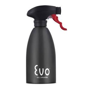 lot 8008 image: Evo Oil Sprayer 188 Stainless Steel, Non-Aerosol for Olive, Cooking Oils, and Vinegars, Black, 16-Ounce Capacity