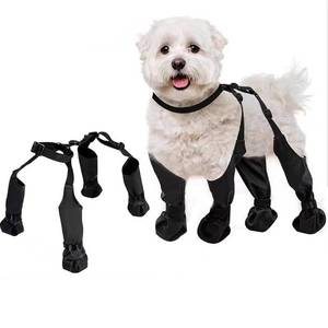 lot 8491 image: Waterproof, Anti-Slip Dog Boots for SmallMedium Dogs. Protects Paws on hot Pavement, Snow, and Outdoor Walks. Secure Harness Design. Ideal for All Seasons (S)