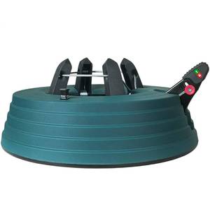 lot 9106 image: JILUVA Christmas Tree Stand with Water Reservoir, Foot Press Easy Setup, Fits up to 6 Ft Real Tree with 5.1 Diameter, Equipped with Water Level Indicator, No Assembly Needed