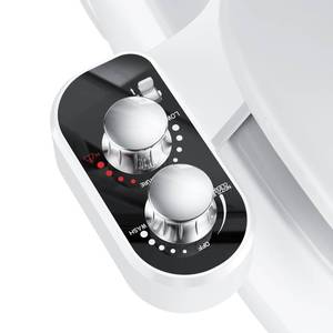 lot 9109 image: DooLv Hot and Cold Bidet Attachment for Toilet, Ultra-Slim Bidet Attachment Warm Water, Non-Electric Adjustable Pressure Self Cleaning Sprayer Nozzle Control for Posterior, Feminine Wash