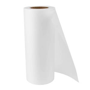 lot 9119 image: DTF Transfer Film Roll 13 x 328ft,Double Sided Matte Clear PreTreat PET Heat Transfer Paper, Cold and Hot Peel, Direct to Film for T-Shirts Textile