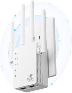 lot 10083 image: WiFi Extender, 2026 Signal Booster with Dual Band 5GHz2.4GHz, Long Range Up to 14000 sq. ft, Internet Extender WiFi Booster, WiFi Extenders Signal Booster for Home and Outdoors (Model DF10)