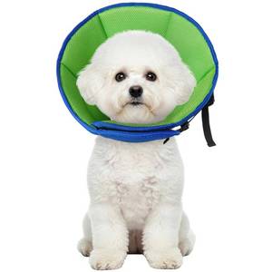 lot 10132 image: Dog Cone Collar Soft Cone for Medium Dogs After Surgery Adjustable Elizabethan Collar for Dogs to Stop Licking Wounds, Biting Stitches Professional Pet Recovery Cones E-Collar for Dog