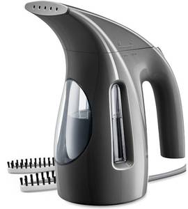 lot 13272 image: HiLIFE Steamer for Clothes, Portable Handheld Design, 240ml Big Capacity, 700W, Strong Penetrating Steam, Removes Wrinkle, for Home, Office(ONLY FOR 120V)-Black