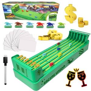 lot 13280 image: Jyyuehai Derby Horse Racing Game Electric, Derby Dash Horse Race Game Electronic, 6-Horse Racing Table Games, Family and Adult Race Board Game Great for Parties