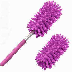 lot 14400 image: Microfiber Duster for Cleaning, Tukuos Hand Washable Dusters with 2pcs Replaceable Microfiber Head, Extendable Pole, Detachable Cleaning Brush Tool for Office, Car, Window, Furniture, Ceiling Fan