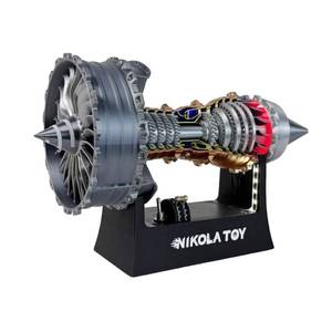 lot 15583 image: NikolaToy TR900 Turbofan Engine Model Kit �� 120 Scale Turbojet Aircraft Engine �� 3D Printed Mechanical Science Education Toy Aviation Enthusiast Gift �� Deluxe Version (Finished)
