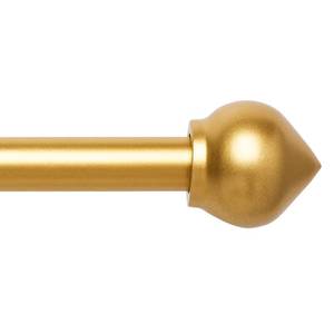 lot 15603 image: 34 Standard Decorative Adjustable Curtain Rod,Heavy Duty Curtain Rods Set for Windows,30 To 80 Inch, Gold