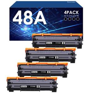 lot 15622 image: GOTOBY Compatible 48A Toner Cartridges Replacement for HP 48A CF248A for Pro M15w M15a M16w M16a M28w M29w M29a M30w Printer (4 Black)
