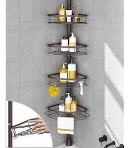 lot 7358 image: Hamilton Corner Shower Caddy - Adjustable Height
