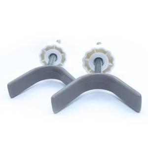 lot 4184 image: Baby Gate Banister Adapter Y-Spindle Rods - M8(8mm) for Pressure Mounted Baby and Pet Safety Stair Gates with Extra Long Wall Mounting Screws Rod & Bolts (Y-Grey-2 Pack)