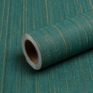 lot 4196 image: Qianglive Teal Green Grasscloth Peel and Stick Wallpaper Texture Contact Paper 15.7x120 Vintage Wallpaper Removable Waterproof Wall Paper for Room Walls Cabinets Furniture Drawers Desk