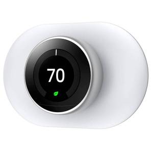 lot 4200 image: Wall Plate for Google Nest Thermostat 1st2nd3rd, Nest Thermostat Trim Kit for Walls to Cover Defects (Not Compatible with 2020 Nest Thermostat)
