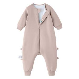 lot 4266 image: Unisex Toddler Sleep Sack with Feet 1.0 Tog Split Legs Sleep Sack 3T-4T, Sleep Bag Walker, Gifts for Boys & Girls, Dusty pink