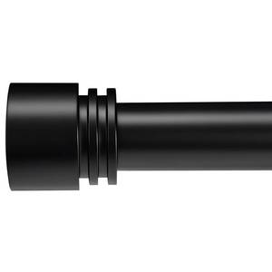 lot 4273 image: Long Curtain Rods 120 to 170 Inches - Heavy Duty Adjustable Drapery Rod for Wide Windows, Sliding Doors, Patios, 1 Inch All Metal, 4 Brackets, Ceiling & Wall Mount, Black