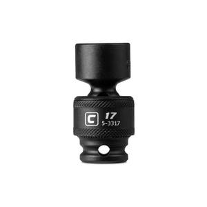 lot 4285 image: Capri Tools 17 mm Universal Impact Socket, 38-Inch Drive, 6-Point, Metric