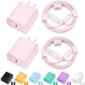 lot 4301 image: iPhone Charger Fast Charging,MFi Certified 2Pack 20W Type C Fast Charger Block with 10FT&6FT USB C to Lightning Cable Compatible for iPhone 14131211 Pro MaxXs MaxXRX,iPad