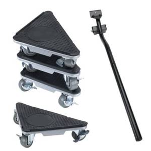 lot 5472 image: BSTCYZL Furniture Moving Dolly 3 Wheels Heavy Duty Furniture Movers Easy Furniture Lifter Mover Tool Set 4 Pack for Heavy Object, 1200 LBs Load Capacity