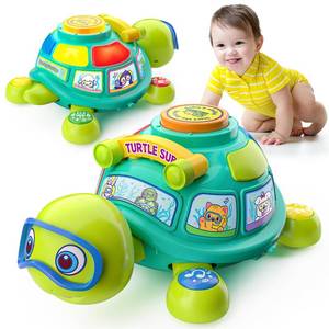 lot 5477 image: Educational Baby Toys 6-12 Month, Musical Crawling Turtle, Infant Toys for 6 7 8 9 10 Month Old Boy Girl, Christmas Bilingual Baby Gifts for 3-6-9-12 Months