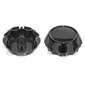 lot 5524 image: DewFlew 2Pcs Wheel Center Caps for 2021-2025 Silverado 2500 HD 3500 HD Wheel Rim 177.8mm(7in) Glossy Black Hub Cap, Replacement 84894347 84307949 84627944 Wheel Cover