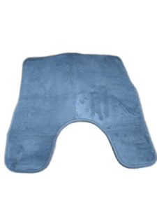 lot 5560 image: Blue Contour Bathroom Mat bathroom at 30.5x19.5 in