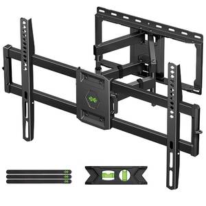 lot 5571 image: USX Mount Full Motion TV Wall Mount for Most 42-90 inch Flat ScreenLED4K, TV Mount Bracket Dual Swivel Articulating Tilt 6 Arms, Max 16 Wood Studs, VESA 600x400mm, Holds up to 132lbs