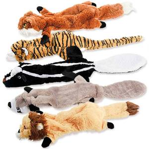 lot 6047 image: Dog Squeak Toys, No Stuffing Plush Dogs Chew Toy Bundle for Small Medium Large Breed Chewer Tough Durable Squeaky Pet Fetch Puppy Teething Chewing Interactive to Keep Them Busy Best Birthday Gift