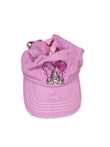 lot 6080 image: Disney Parks Pink Castle Baseball Cap